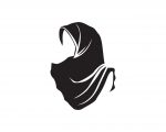 hijab vector black